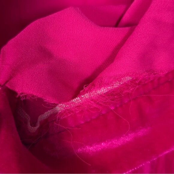 NASTY GAL Women's Crushed Velvet High Waisted Wide Leg Flare Pants Pink Size‎ 4 - Picture 13 of 16